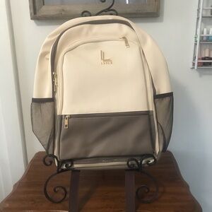 ✔️NWOT Cream and Brown Backpack 🎒